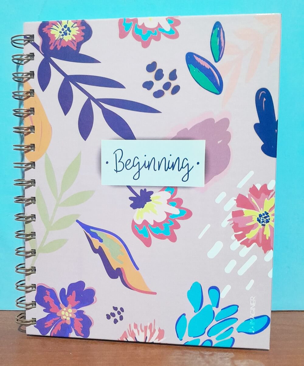 CUADERNO A5 IMAGINER FLOWERS X96HJ =