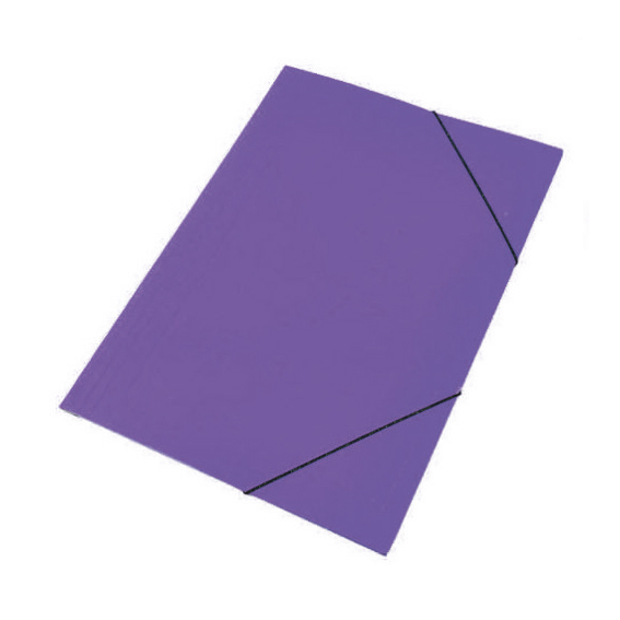 CARPETA 3 SOLAPAS CARTON OFICIO VIOLETA