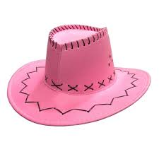 SOMBRERO COWBOY GAMUZADO ROSA YF-5