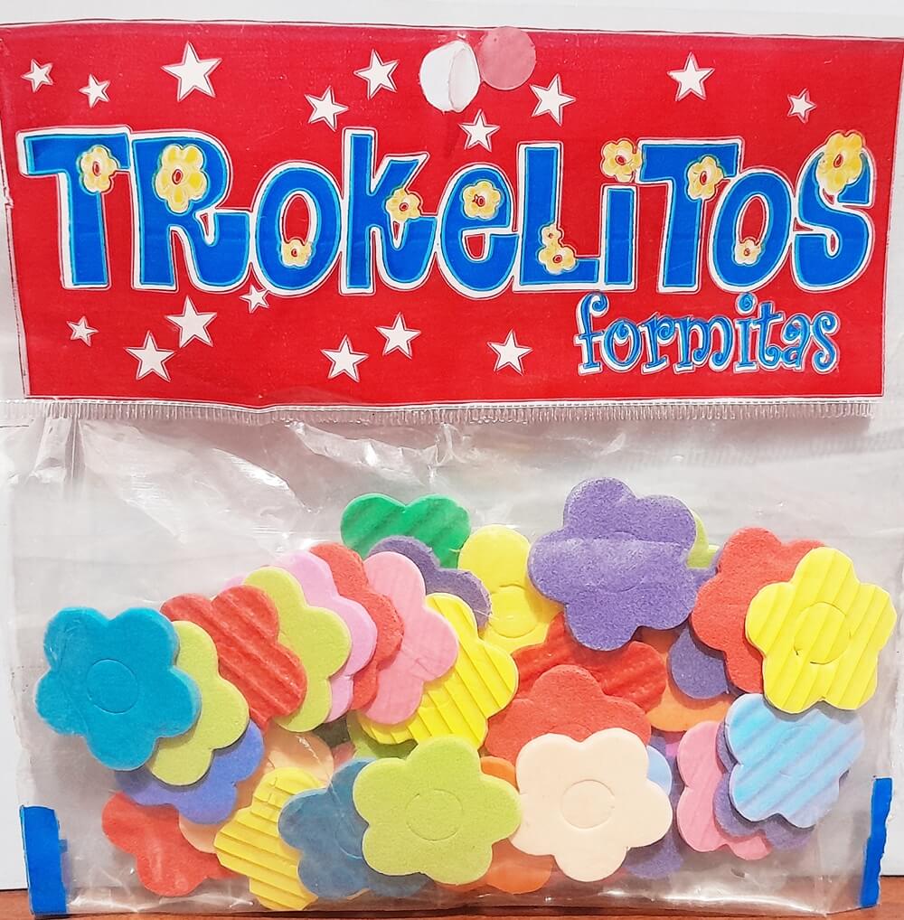 FORMITA GOMA EVA TROKELITOS FLOR X50MINI