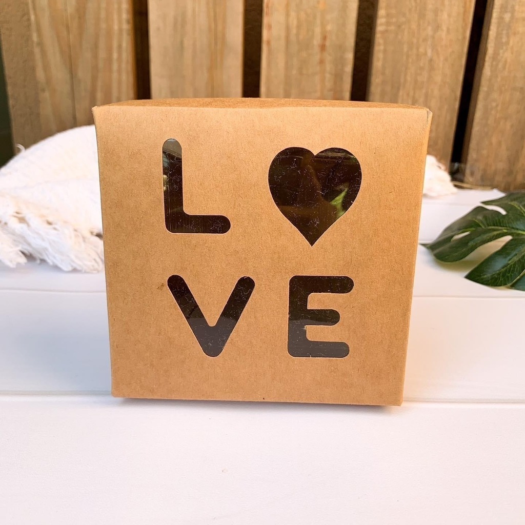 CAJA 57 12x12x5 CALADA LOVE KRAFT