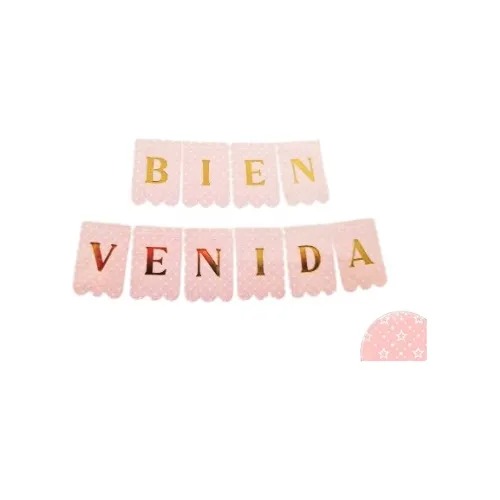 BANDERIN BIENVENIDA