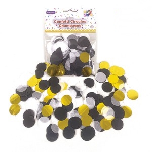 CONFETTI P.STORE CIRCULOS CHAMPAGNE CO04