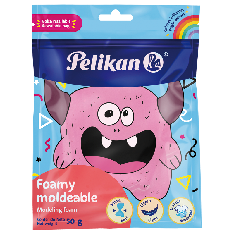 MASA MOLDEABLE ROSA PELIKAN X50GR