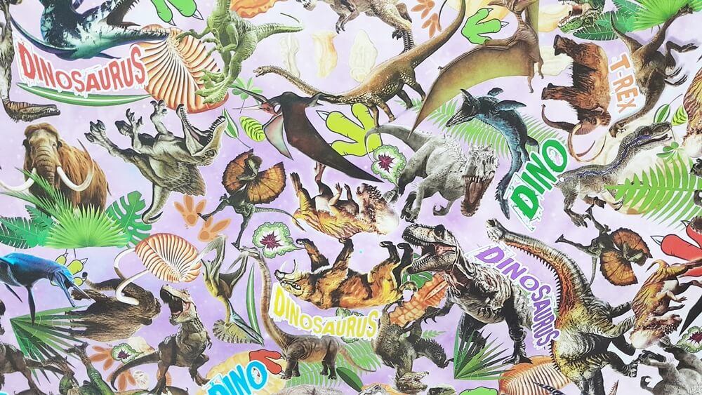 PAPEL PLASTIFICADO 50X70 FSIA DINOSAURIO