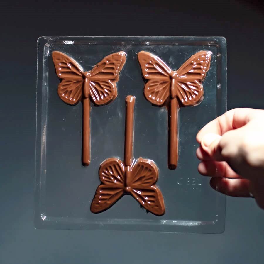 MOLDE PLACA CHUPETIN MARIPOSAS  C331