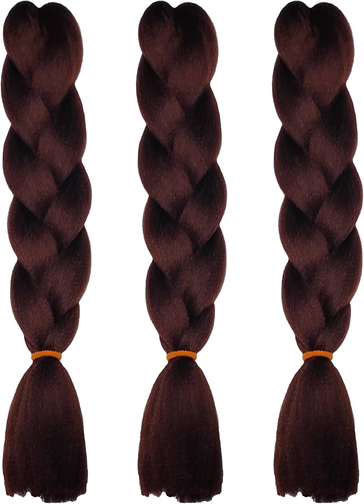 PELUCA TRENZA 100GR COLOR MARRON