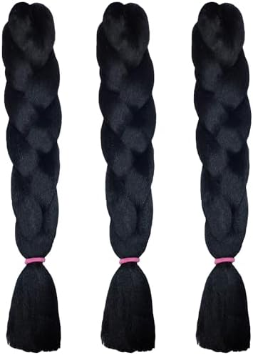 PELUCA TRENZA 100GR COLOR NEGRO