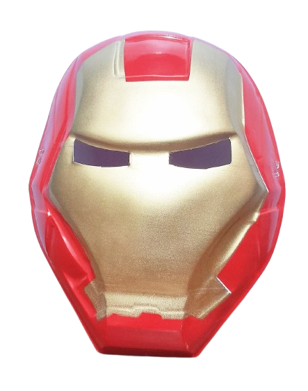 CARETA PLASTICA PERSONAJE IRON MAN ECO