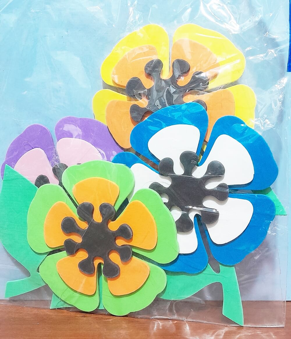 FORMITA GOMA EVA TROKELITOS FLOR X4 PEN