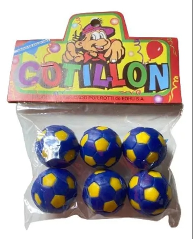 PELOTITAS AZUL/AMAR ROTTI x6
