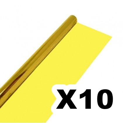 PAPEL CELOFAN AMARILLO X10 WEB