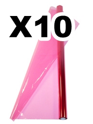 PAPEL CELOFAN ROSA X10