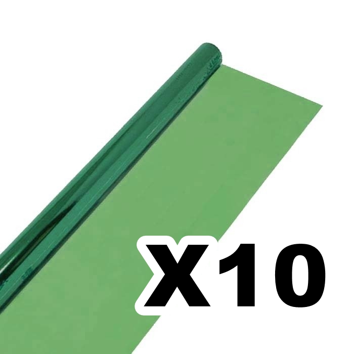PAPEL CELOFAN VERDE X10