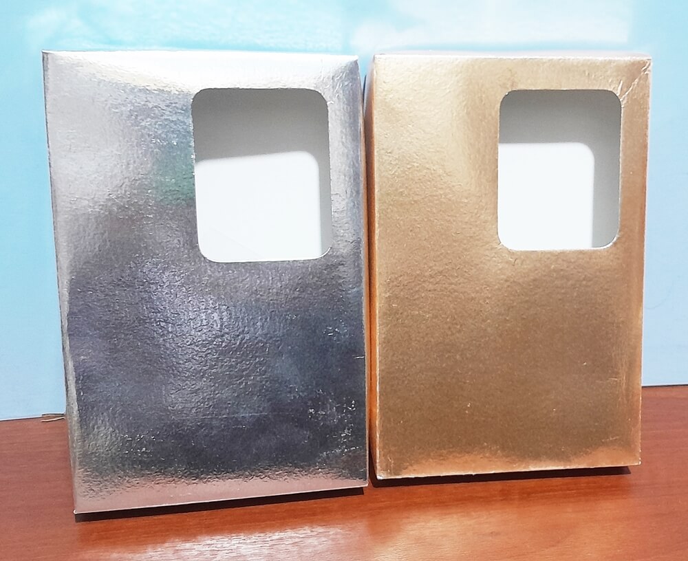 CAJA 90 ALFAJOR METAL CON VISOR X6