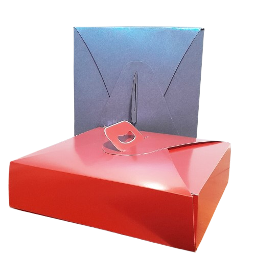 CAJA 94 DE TORTA METAL 25X25 X6.5CM ALTU