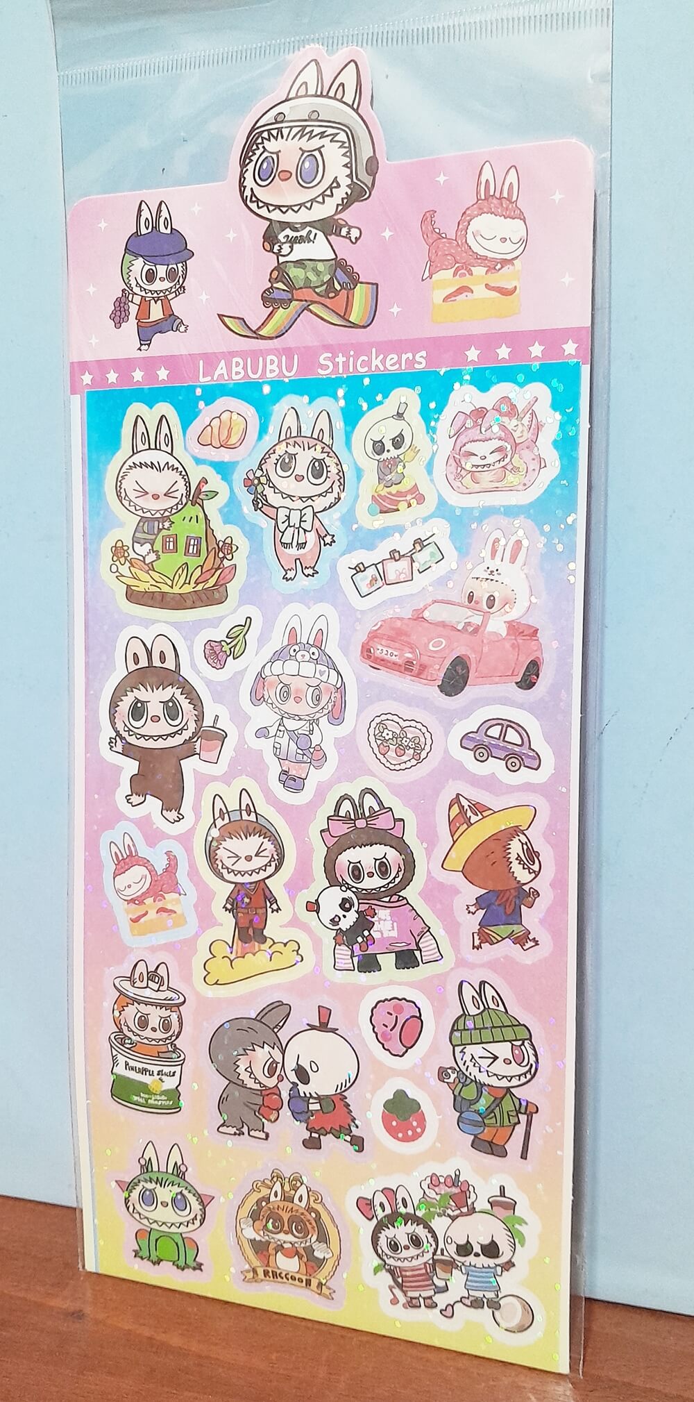 STICKERS HOLOGRAFICO LABUBU