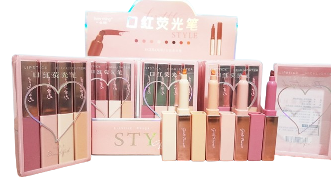 RESALTADOR FANTASIA LAPIZ LABIAL X4