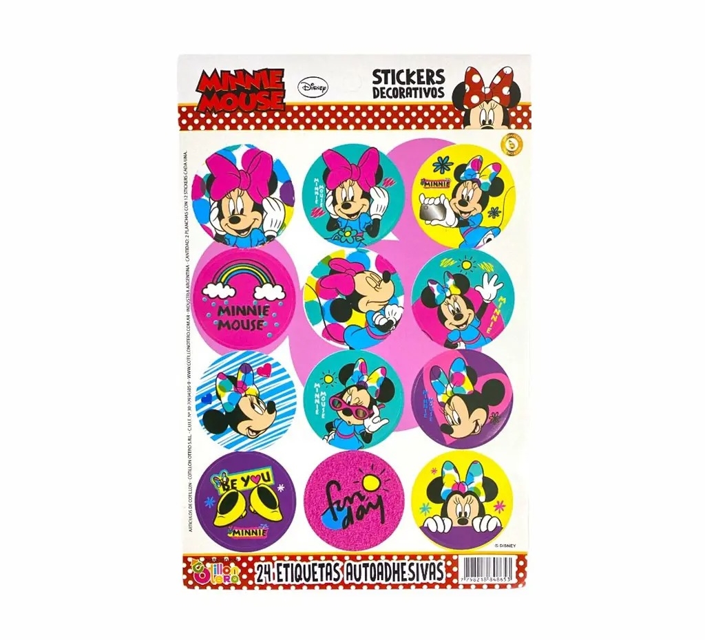 ETIQUETAS 2X12 OTERO MINNIE