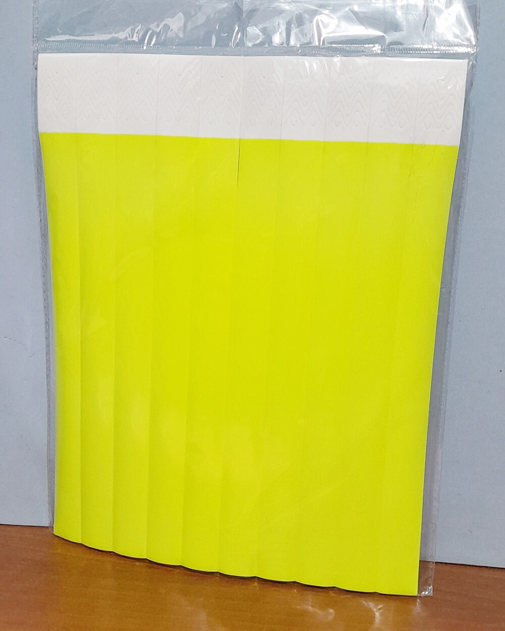 PULSERA BRAZALETE x100 FLUOR AMARILLO