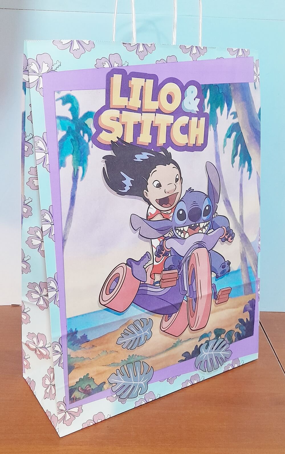 BOLSA C/CORDON 30x41 LILO STICH