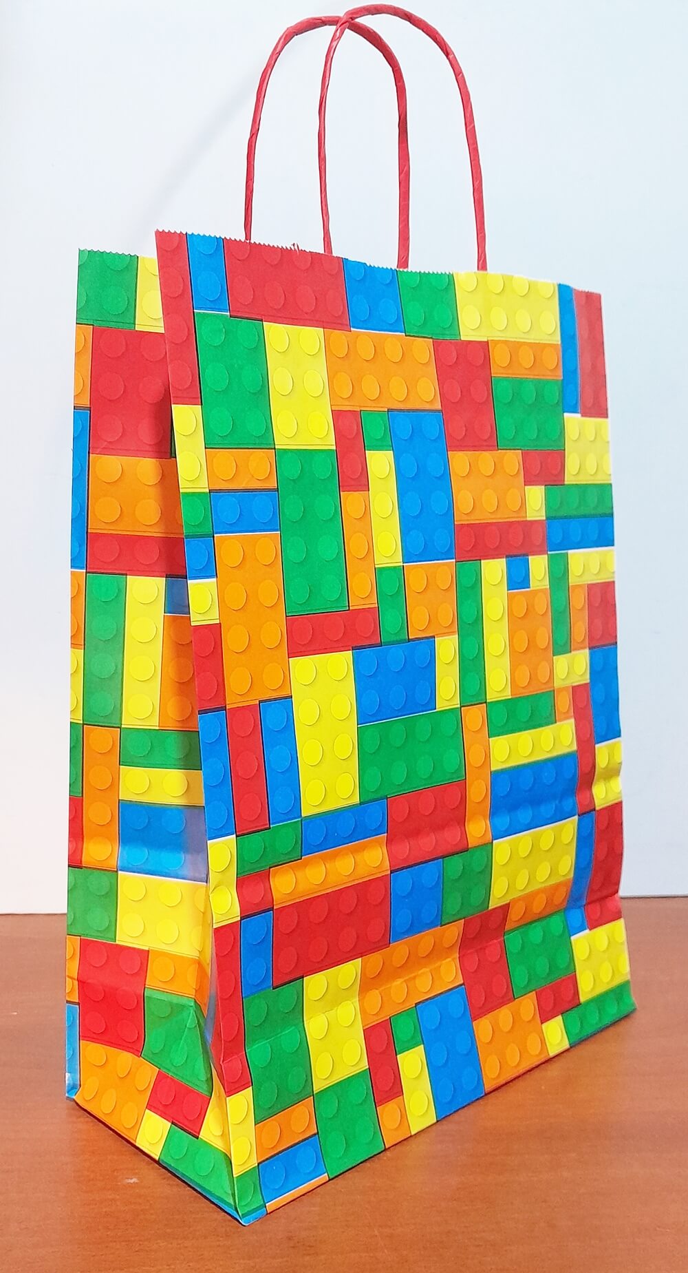BOLSA C/CORDON 22x30 BLOQUES COLOR
