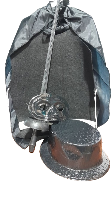 DISFRAZ SET ZORRO MIC Y MAC