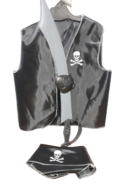 DISFRAZ SET PIRATA MIC Y MAC