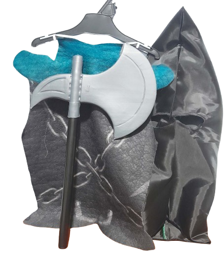 DISFRAZ SET VERDUGO MIC Y MAC