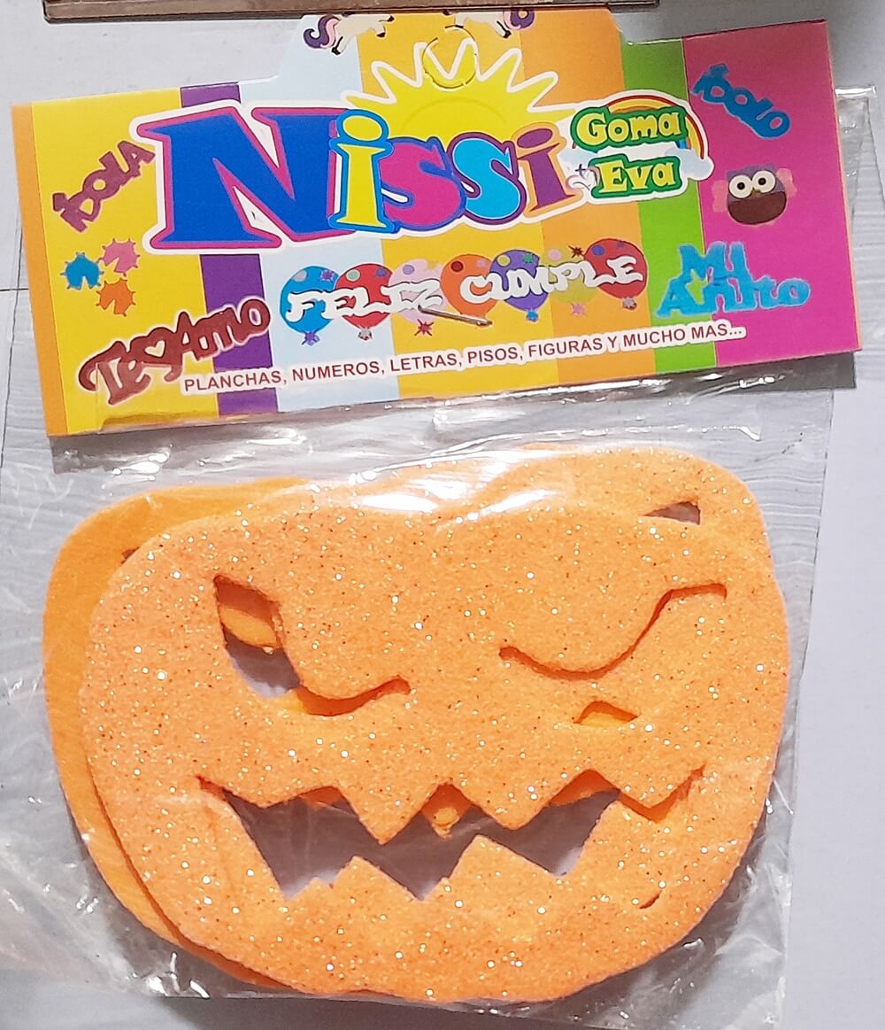 FORMITA GOMA EVA HALLOWEN CALABAZx3