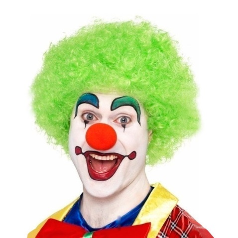 PELUCA PAYASO VERDE