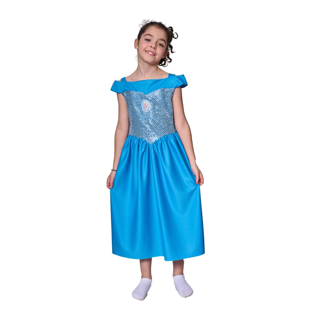 DISFRAZ OFICIAL FROZEN ELSA ECO T-0