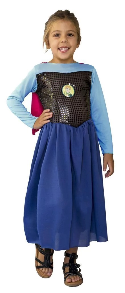 DISFRAZ OFICIAL FROZEN ANNA ECO T-2