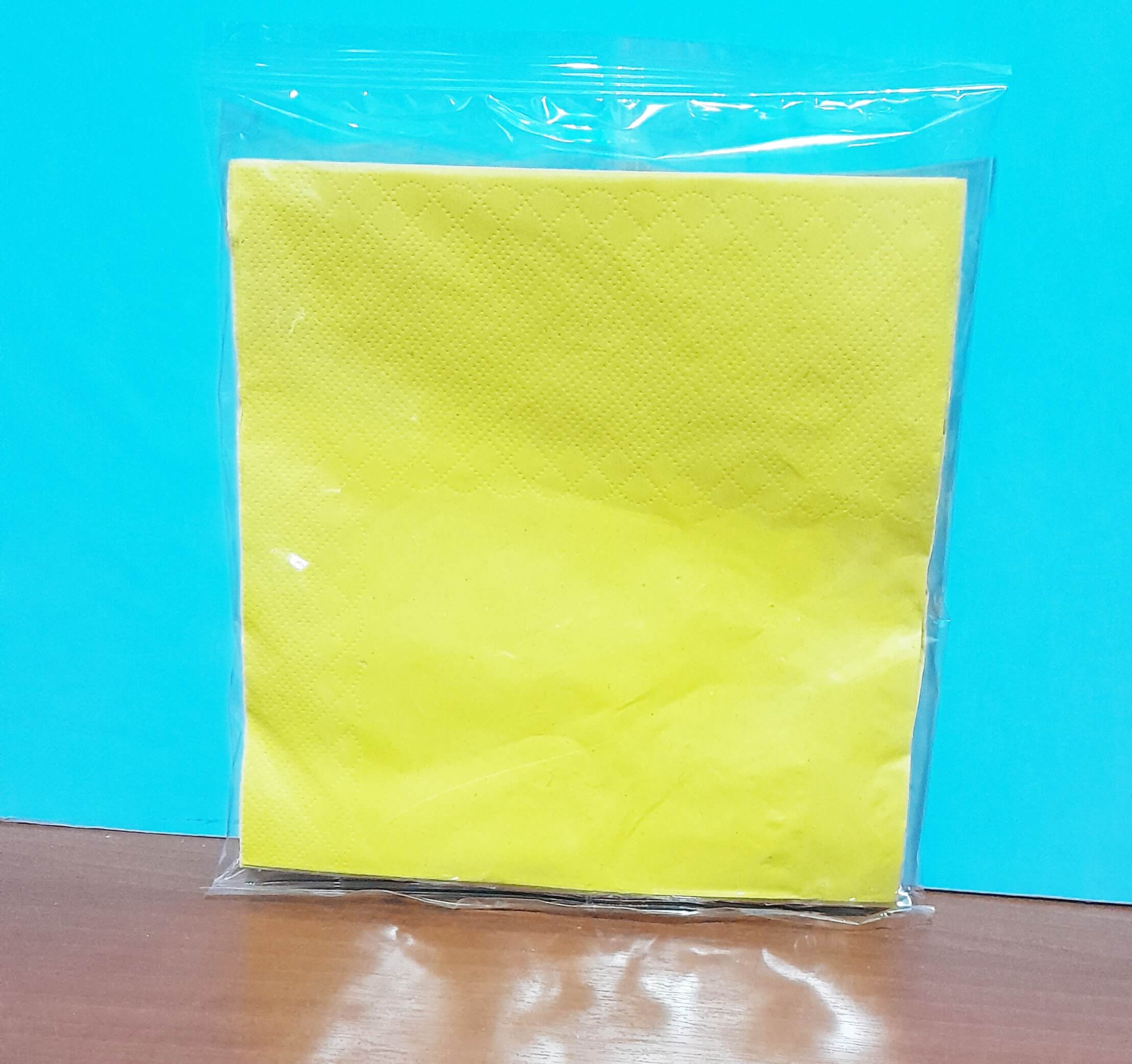 SERVILLETA 33x33x20 COLOR AMARILLO