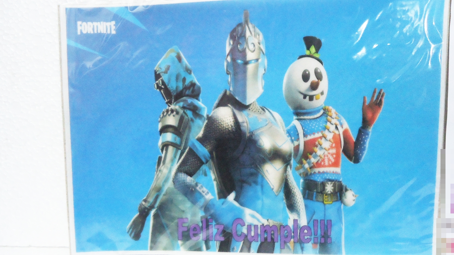 FOTOTORTA COMESTIBLE FORTNITE