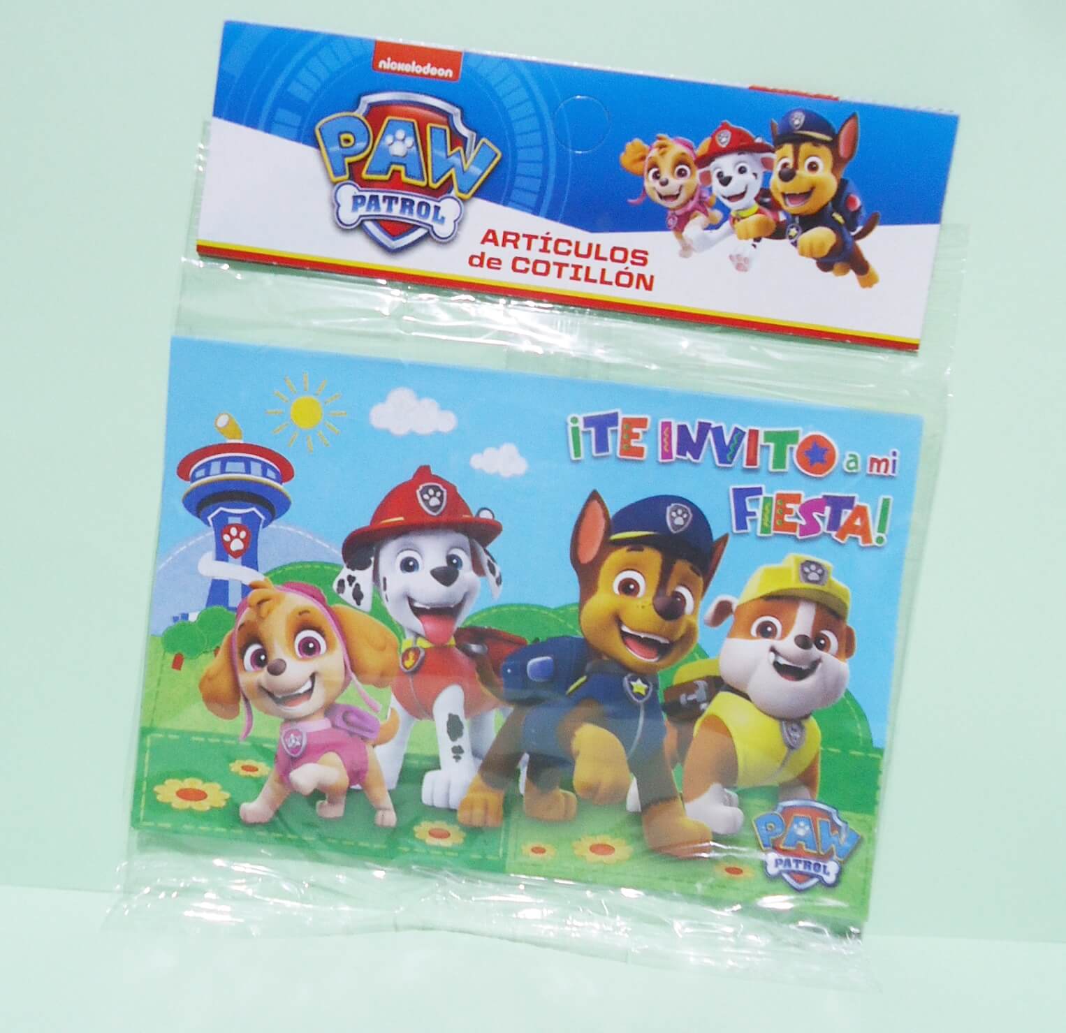 INVITACION X10 OTERO PAW PATROL