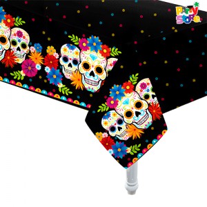 MANTEL HALLOWEN CALAVERA MEXICANA DMA103