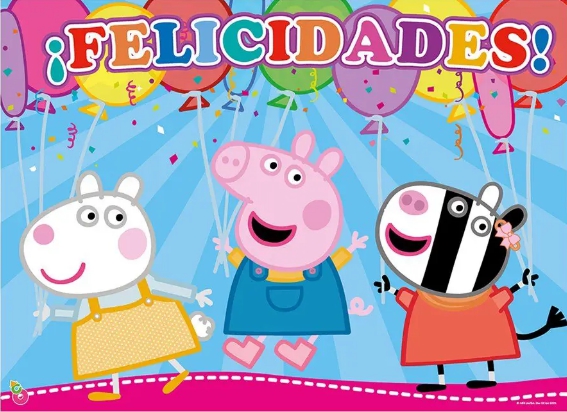 AFICHE OTERO PEPPA PIG x1