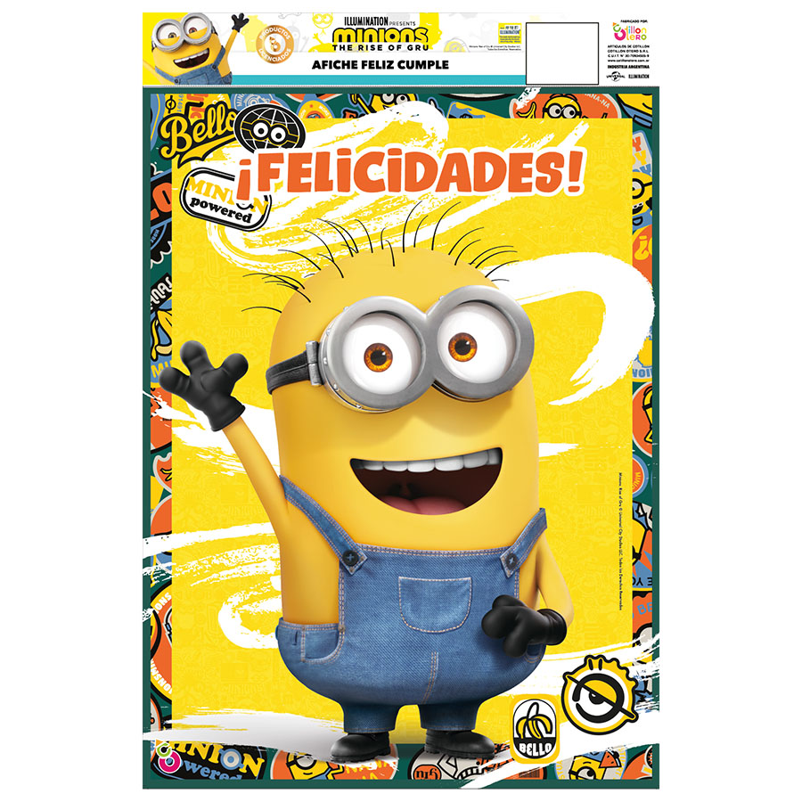 AFICHE OTERO MINIONS x1