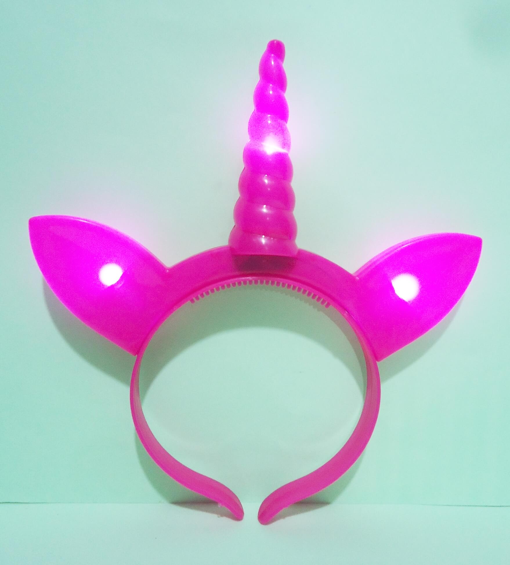 LUMINOSO LED VINCHA UNICORNIO