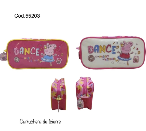 CARTUCHERA 1 CIERRE WABRO PEPPA 55203