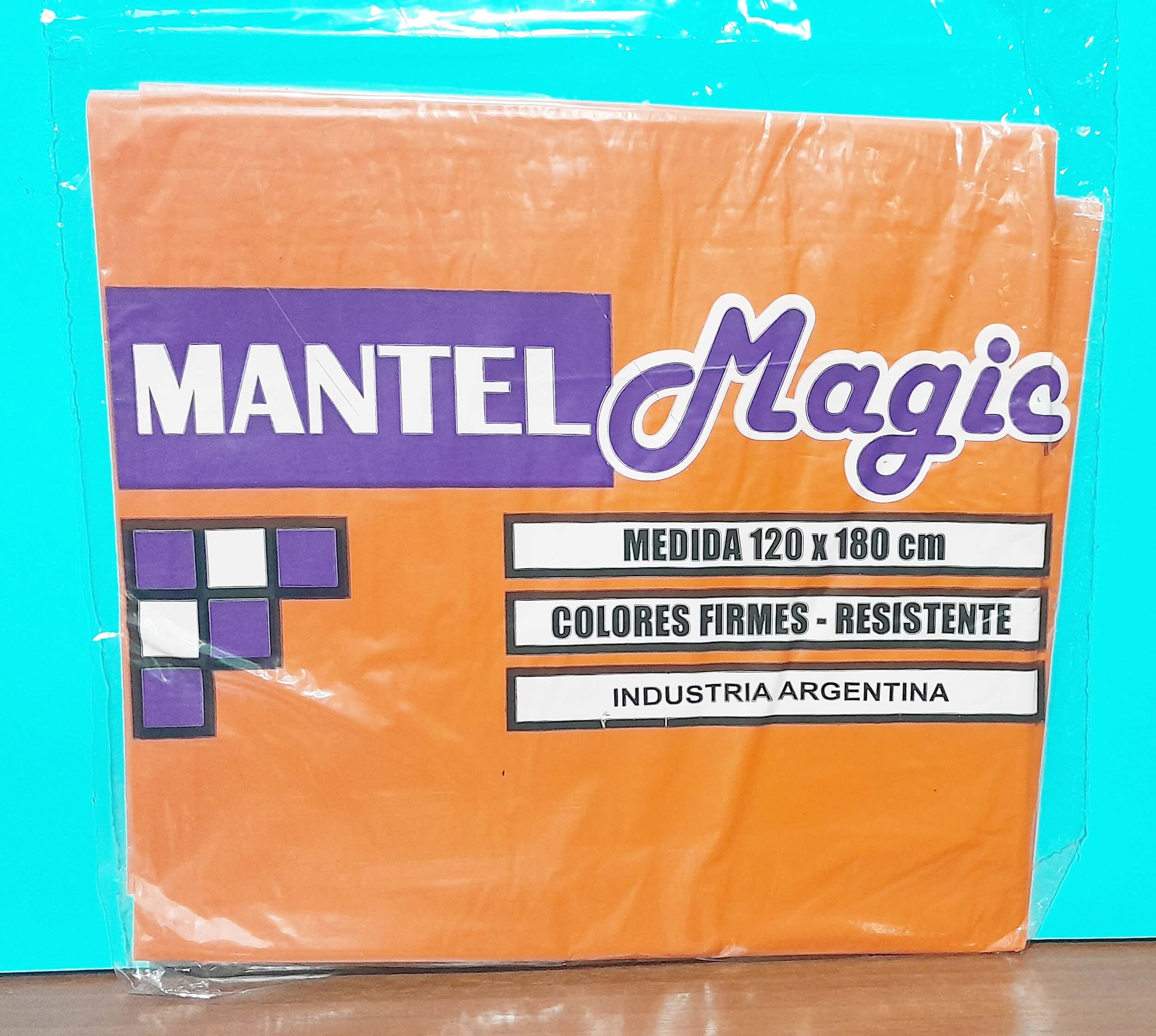 MANTEL RECT.1.20x1.80 NARANJA MAGIC