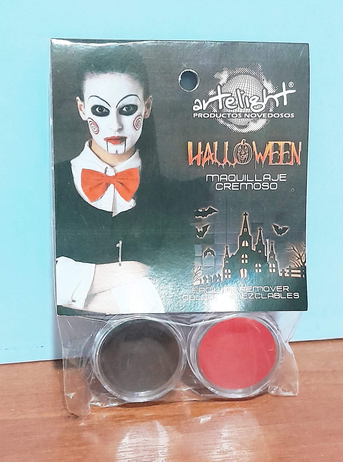 MAQUILLAJE ARTE LIGHT x2 NEGR-ROJO