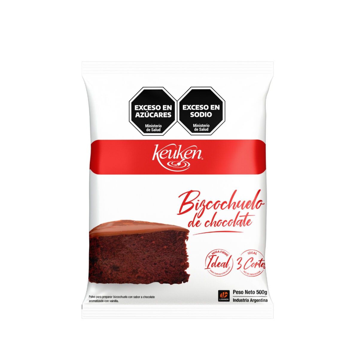 BIZCOCHUELO KEUKEN CHOCOLATE X 500GR