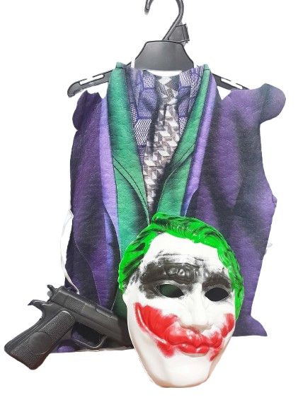 DISFRAZ SET GUASON MIC Y MAC