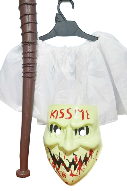 DISFRAZ SET KISS ME MIC Y MAC