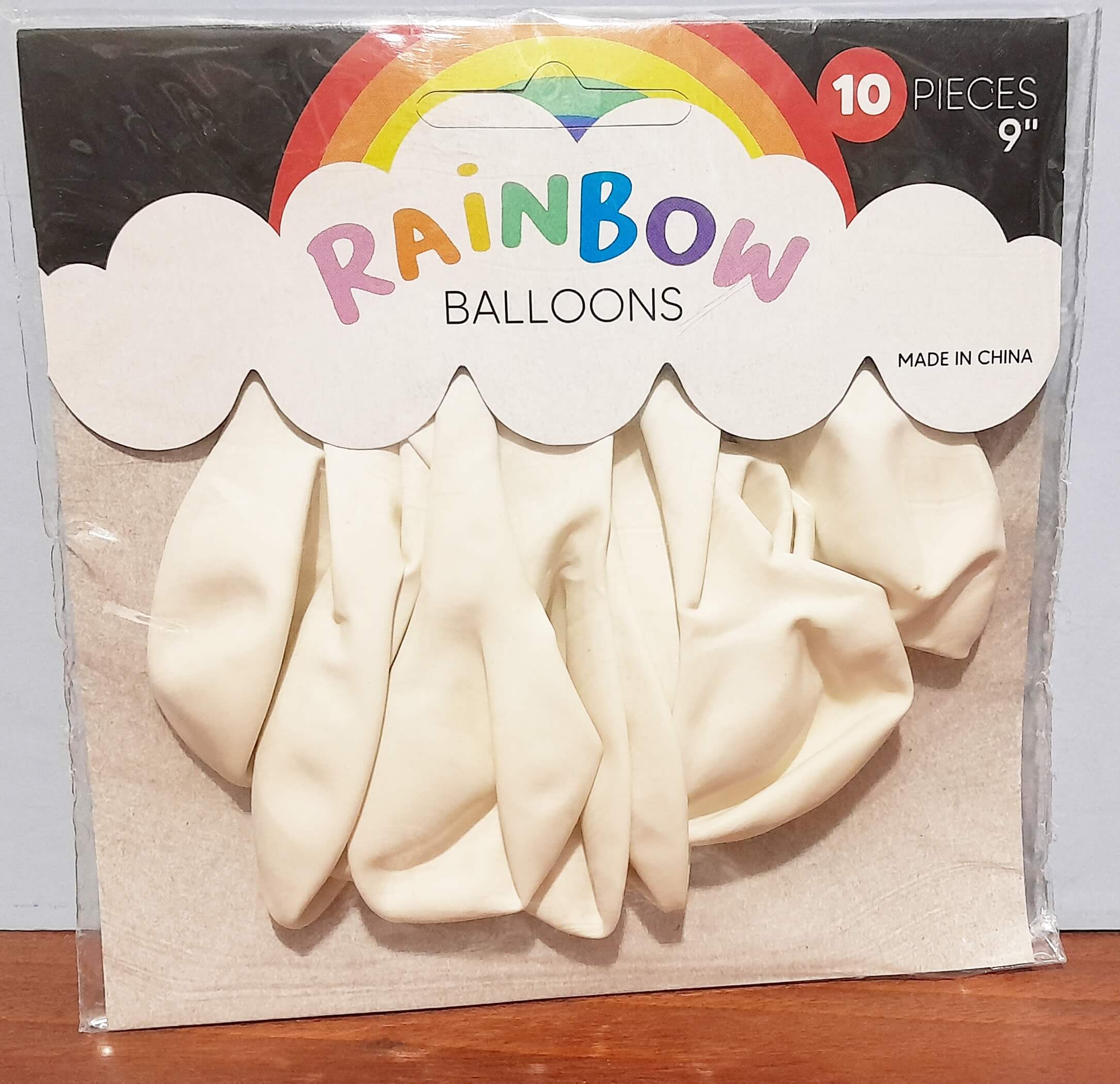 GLOBO RAINBOW X10 BLANCO