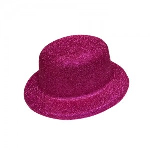 SOMBRERO BOMBIN GLITTER FUCSIA