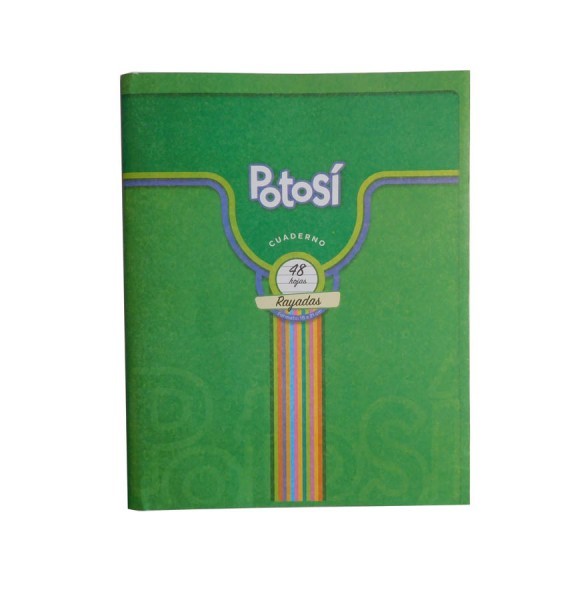 CUADERNO A5 POTOSI x48 T/F RAYADO