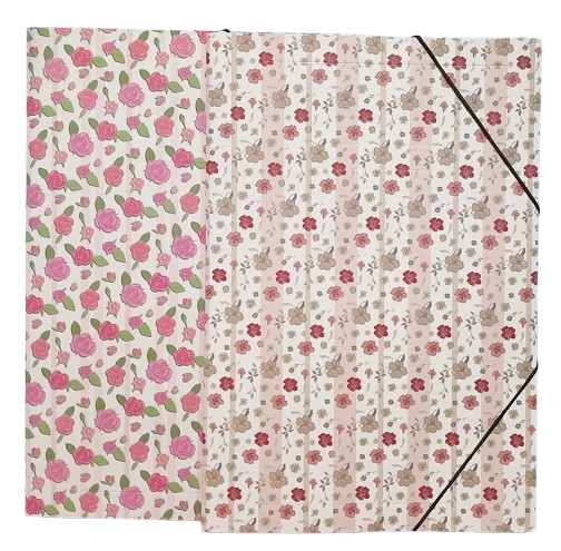 CARPETA 3 SOLAPAS FSIA FLORES